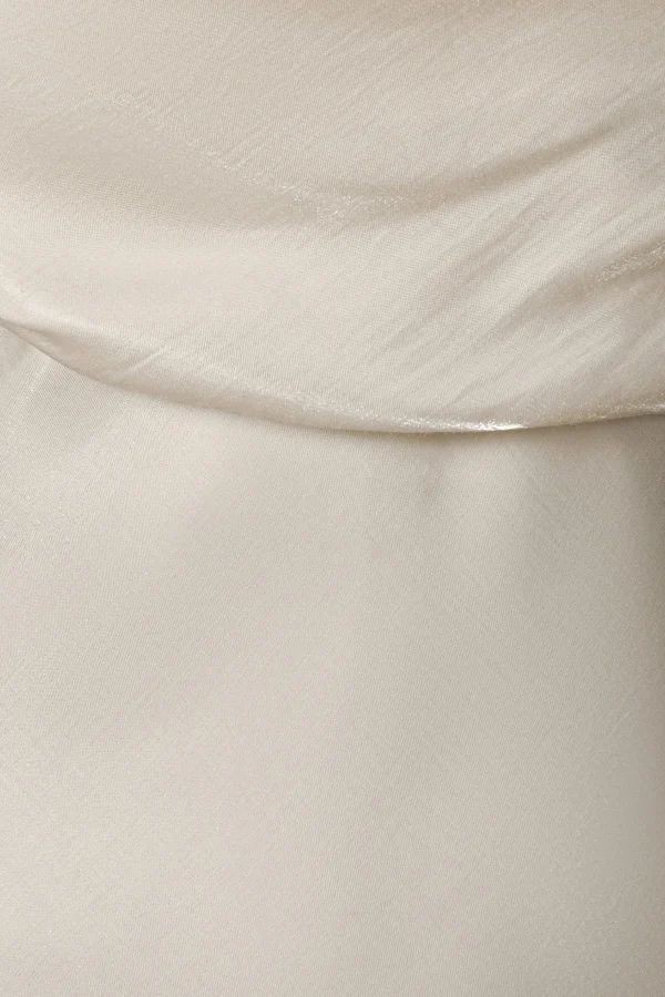 JLUXLABEL White Iridescent Visions Of You Dress