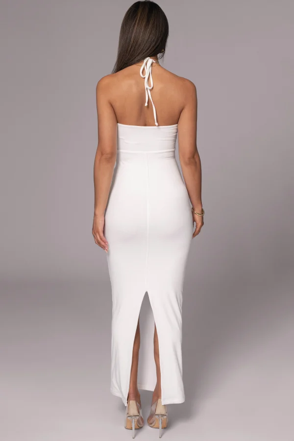 JLUXLABEL White Secret Bloom Maxi Dress