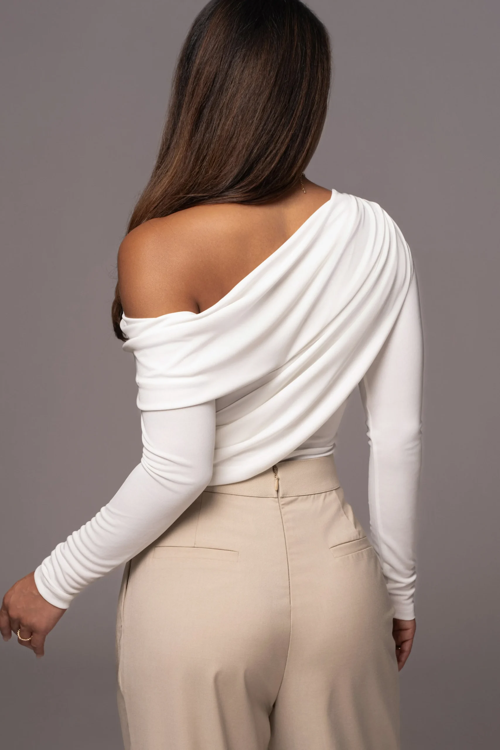 white_ultra_high_neck_bod_13.webp JLUXLABEL White Ultra High Neck Bodysuit