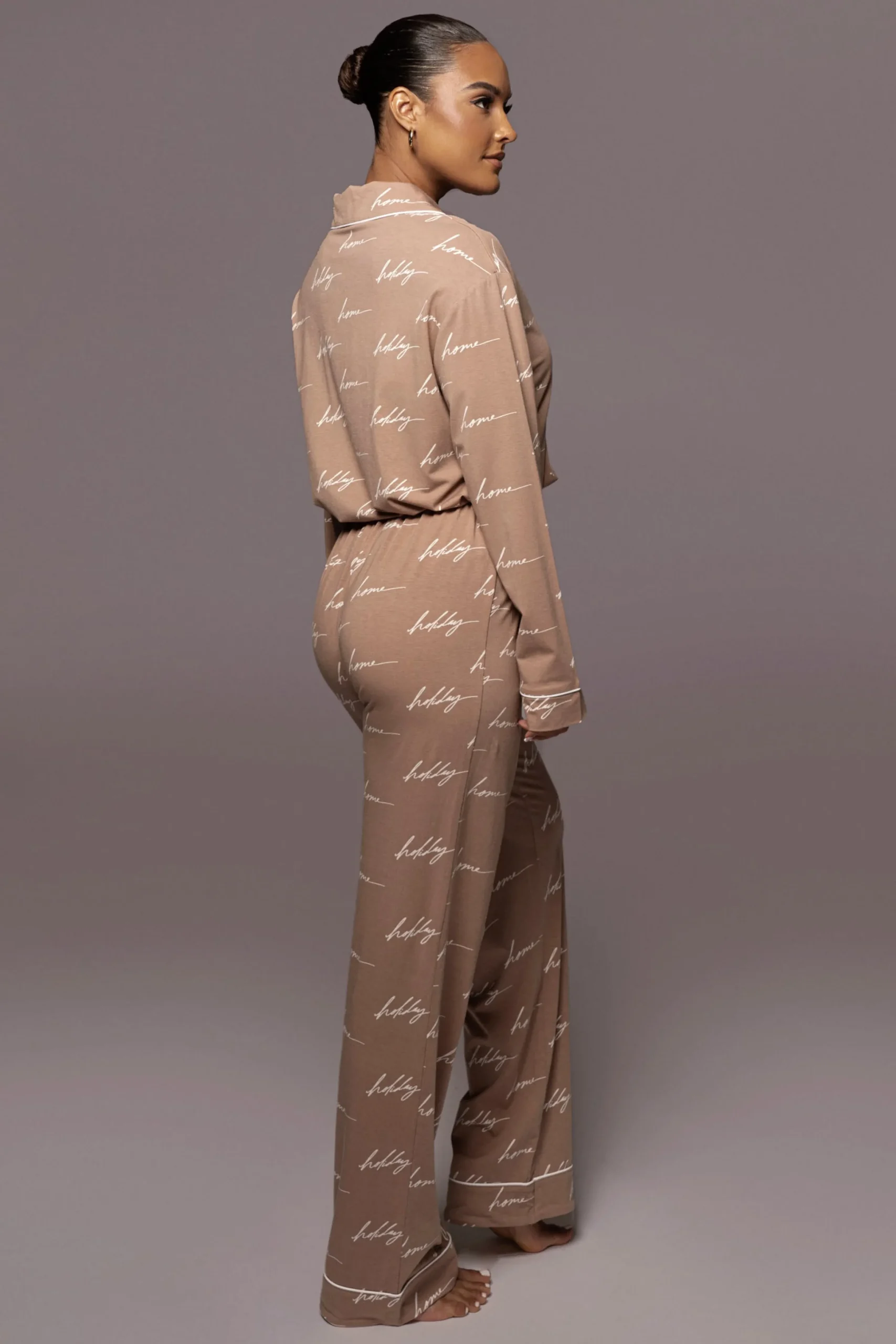whitetan_home_for_the_hol_17.webp JLUXLABEL White/Tan Home For The Holiday Adult Pajama Set