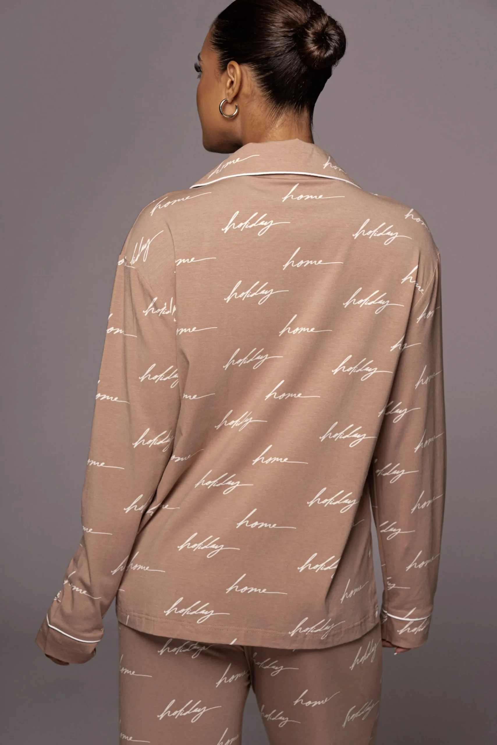 whitetan_home_for_the_hol_21.webp JLUXLABEL White/Tan Home For The Holiday Adult Pajama Set