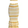 JLUXLABEL Yellow Corazon Ruffle Skirt Set
