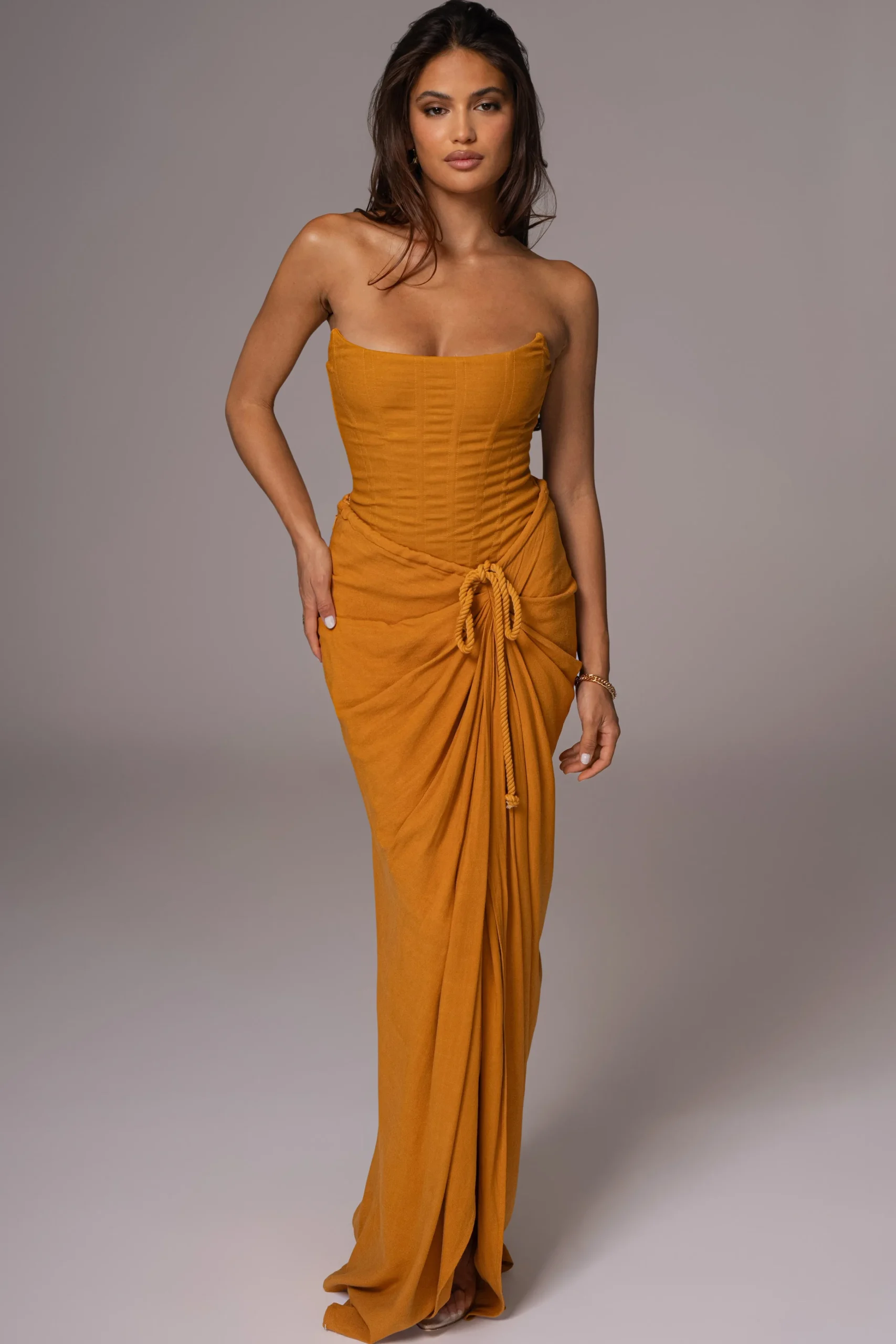 yellow_fenix_reversible_l_1.webp JLUXLABEL Yellow Fenix Reversible Linen Corset