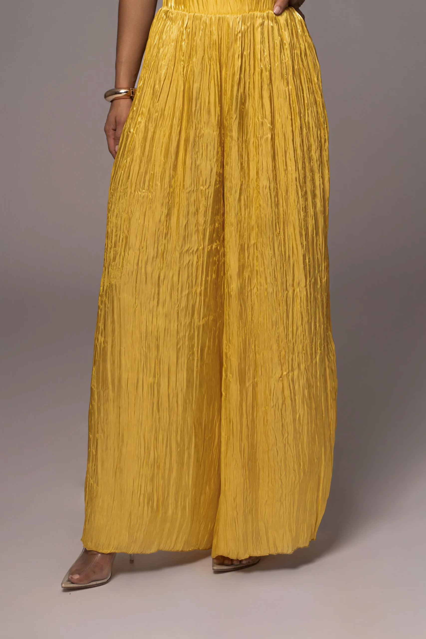yellow_lets_get_away_sati_3.webp JLUXLABEL Yellow Lets Get Away Satin Pant Set