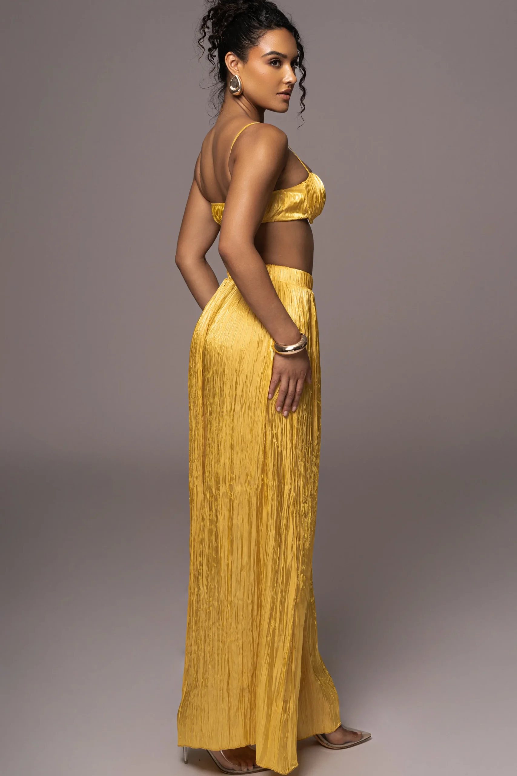 yellow_lets_get_away_sati_5.webp JLUXLABEL Yellow Lets Get Away Satin Pant Set