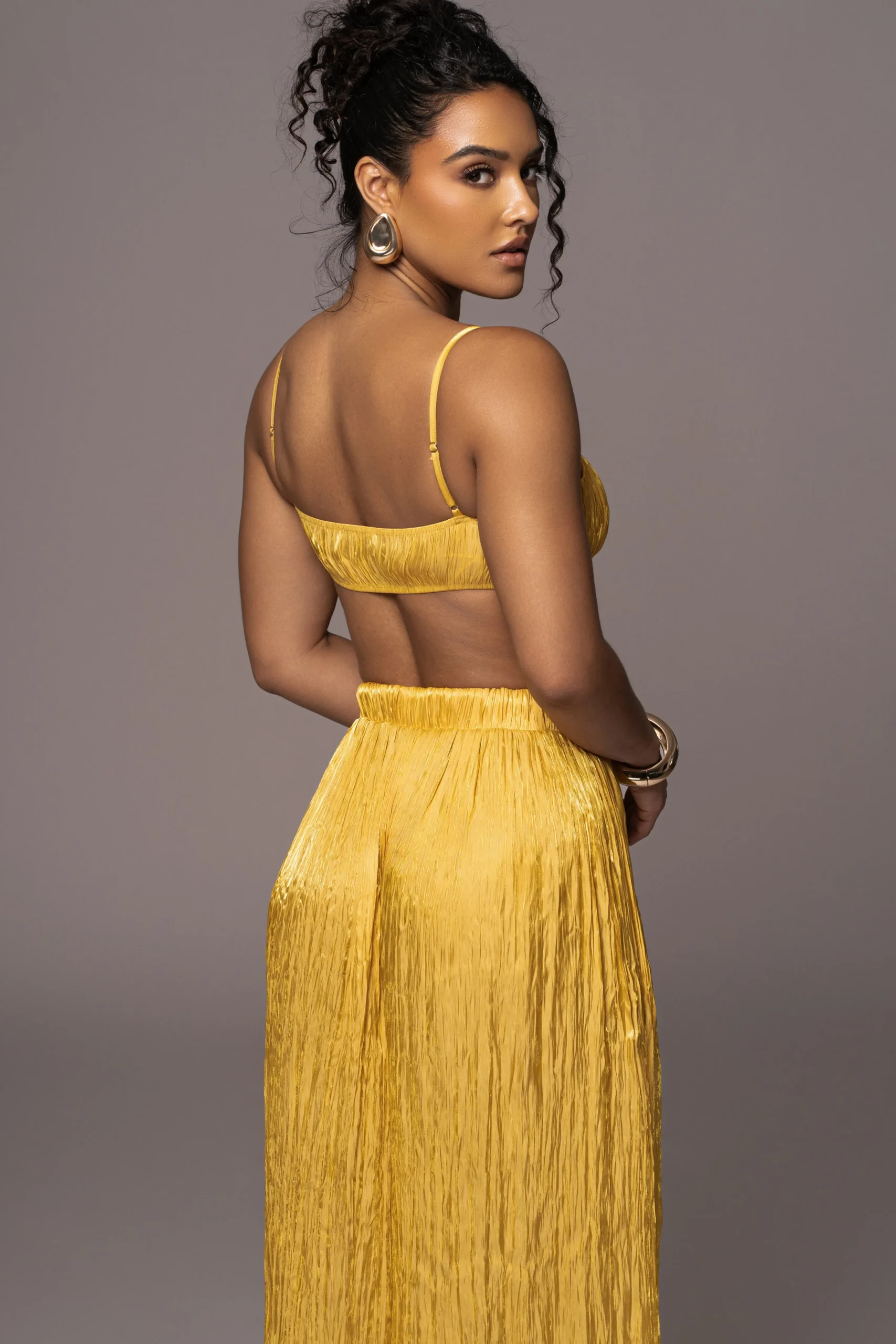 yellow_lets_get_away_sati_7.webp JLUXLABEL Yellow Lets Get Away Satin Pant Set