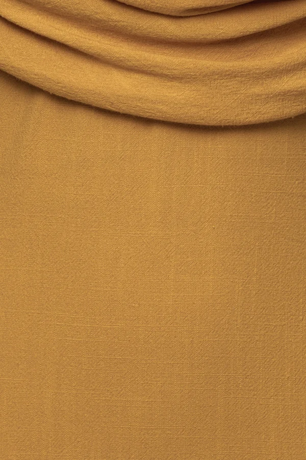 JLUXLABEL Yellow Linen Visions Of You Dress