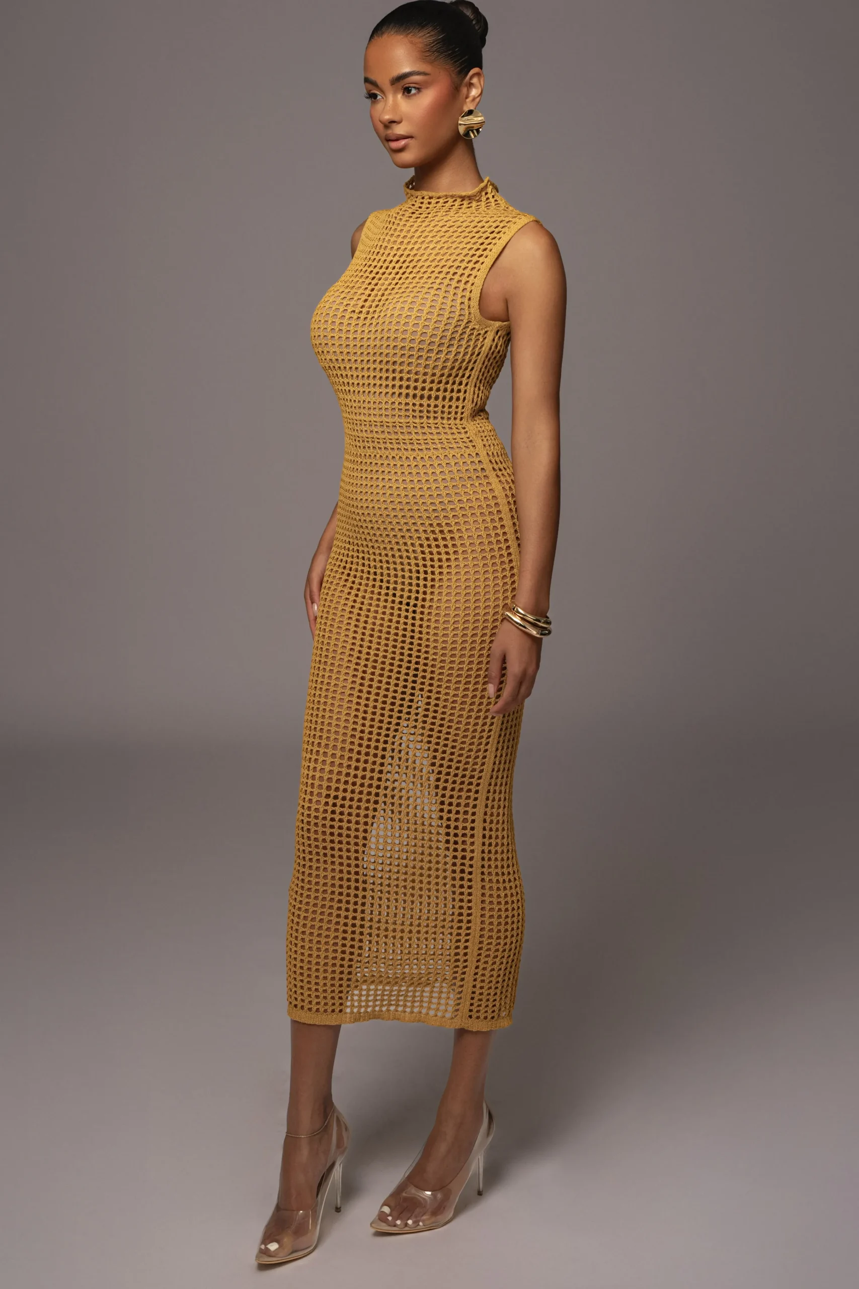 yellow_pacific_tides_croc_5.webp JLUXLABEL Yellow Pacific Tides Crochet Maxi Dress